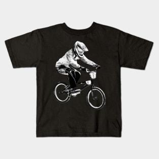 bmx racing Kids T-Shirt